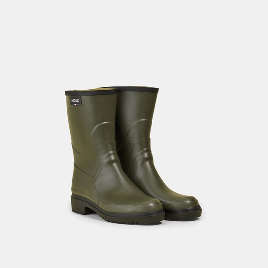 Aigle The Urban Ankle Garden Boots Men Green ZA-89763